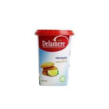 Delamere Lemon Bisc.Fruit Yoghurt 450Ml Cup